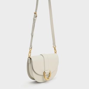 Gabine Leather Saddle Bag